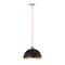 Z-Lite Landry 1 Light Pendant, Matte Black & Rubbed Brass 1004P14-MB-RB - alternate 1